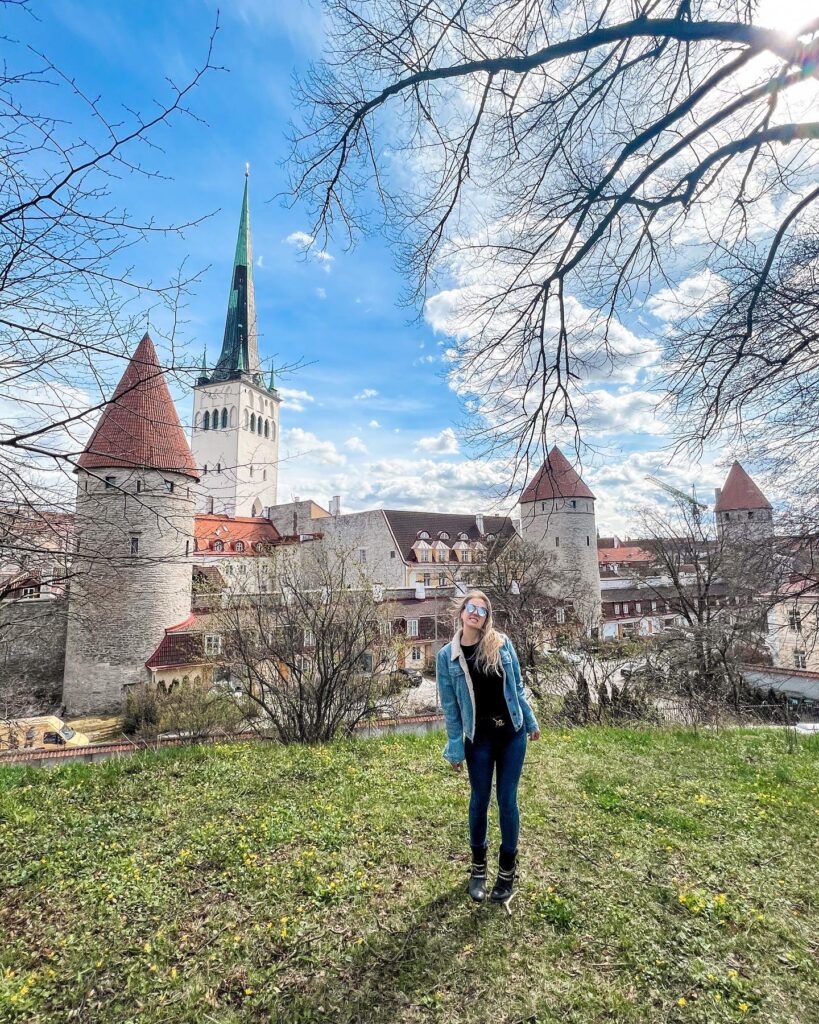 Widok na mury starego miasta 