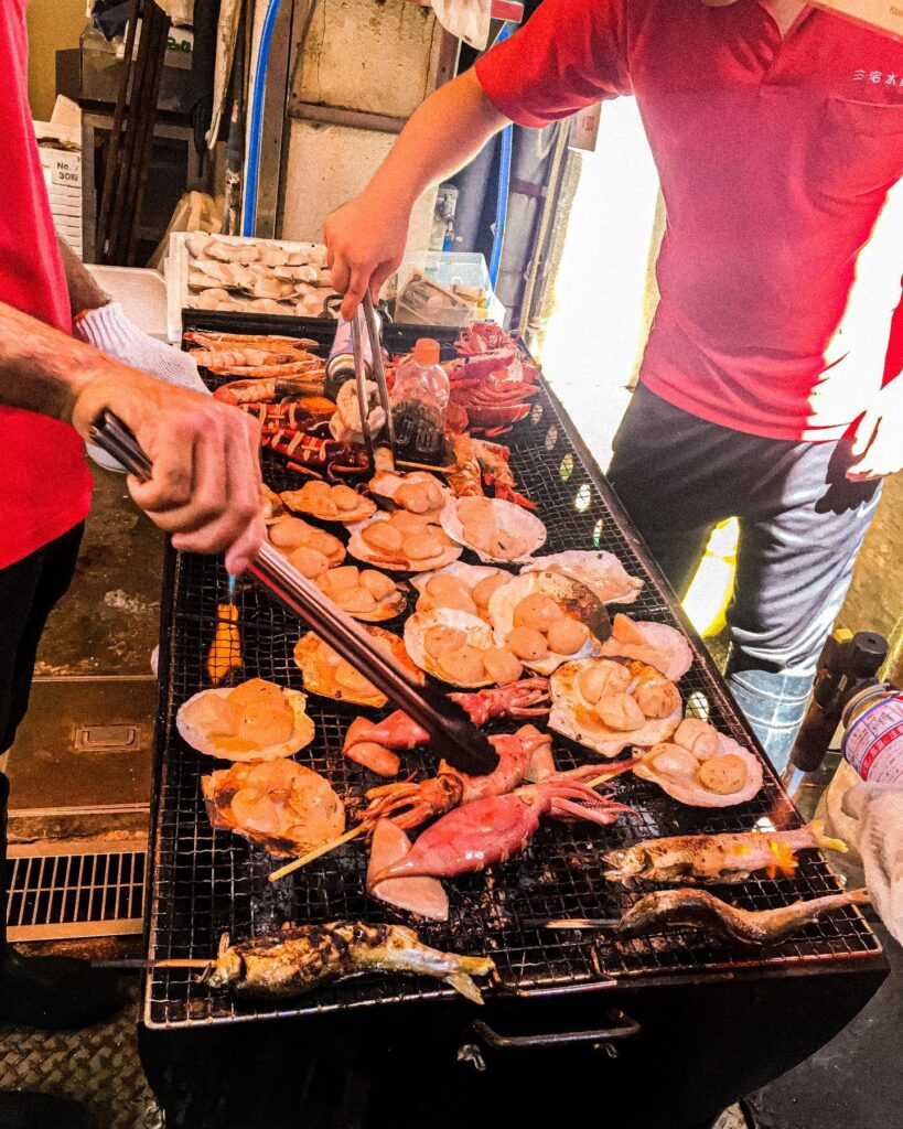 Japonia, jedzenie street food 