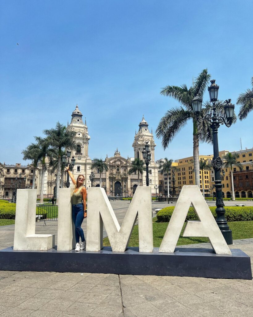 lima Peru główny plan dziewczyna